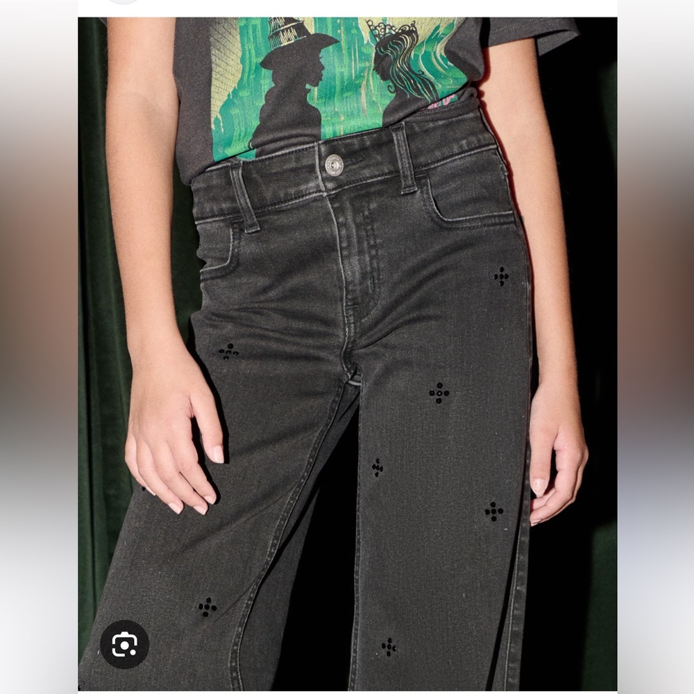 NWT Abercrombie High Rise Wide Leg Jeans